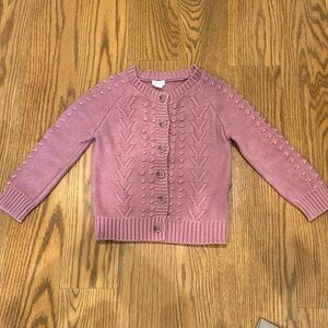 Jamie Kay baby toddler girl pink cardigan size 1Y